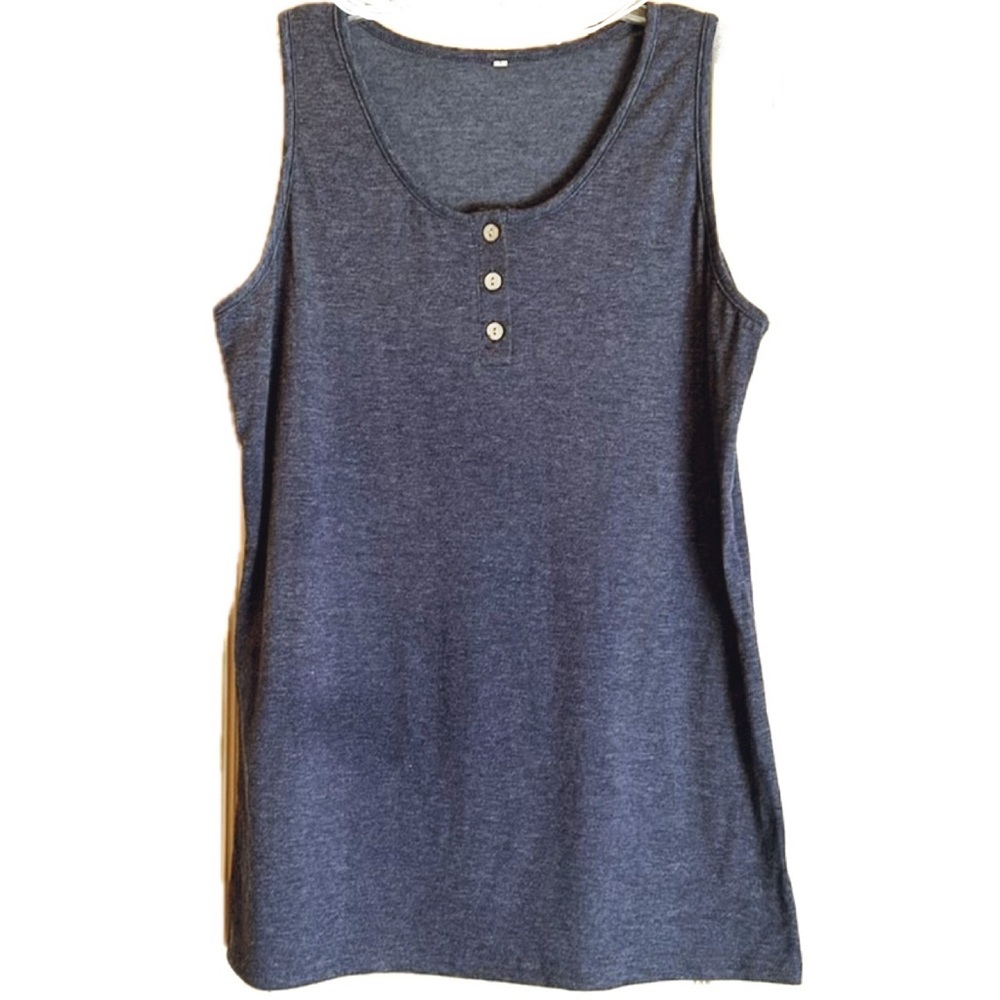 NEW Blue Tank Top Size L